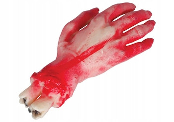  ODREZANA ROKA ROKA 20 CM BLOOD HORROR HALLOWEEN