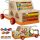  Sorter Car Wooden Blocks Car 7in1 Izobraževalni Montessori za otroke