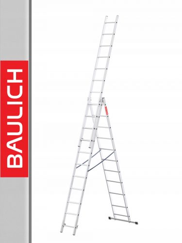 Baulich lestev 6,55 m aluminij 3 x 11 do 150 kg