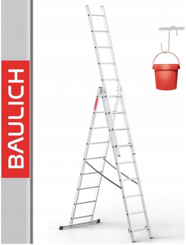 Baulich lestev 5,47 m aluminij 3 x 9 do 150 kg