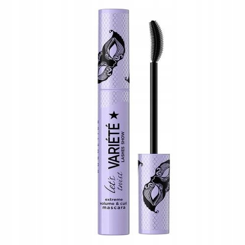  Eveline Cosmetics Variete Lashes Show Let's Twist Mascara maskara za kodranje in volumen Black 10 ml