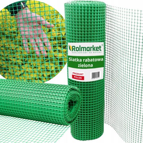 Rolmarket gradbena diskont mreža 1,5 x 5 m PVC zelena