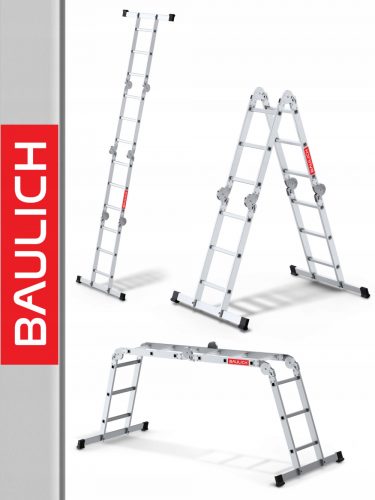 Baulich lestev 4,34 m aluminij 1 x 12 do 150 kg