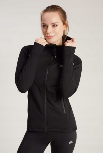  Gatta Active Hoodie Running Black ženski športni pulover velikosti L