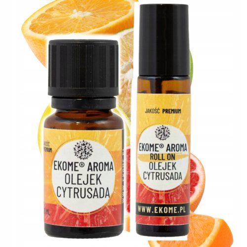 Eterično olje in roll on Citrusade Vitality Joy Stress Energy Ekome