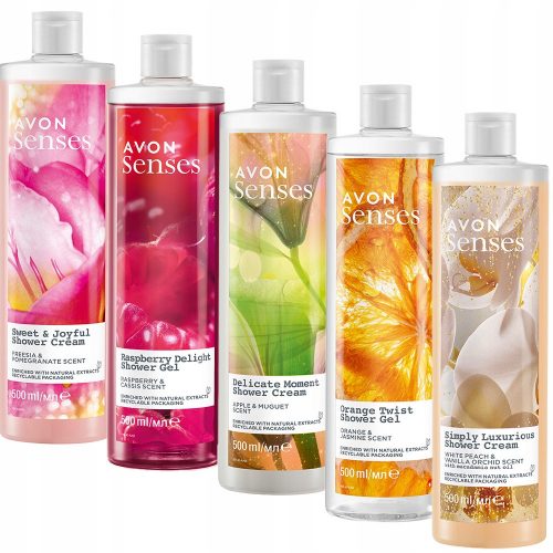  AVON MIX GEL ZA PRHANJE ŽENSKI SET 5X500ML + GRATIS