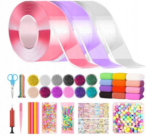  NANO TAPE KOMPLET ZA PIHANJE MEHURČKOV DIY Blow Bubble dvostranski 3x