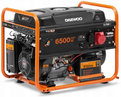  Prenosni trifazni generator Daewoo 6500 W bencin