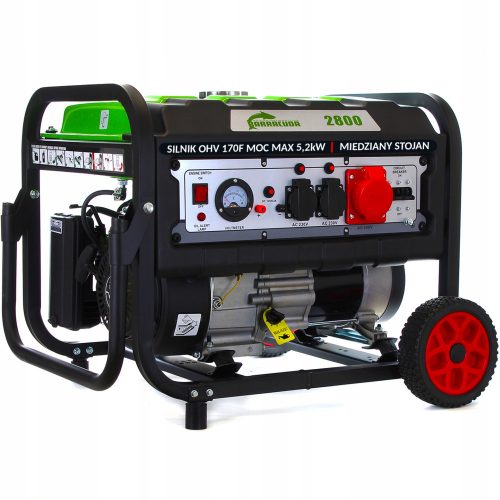  Prenosni trifazni generator Barracuda 5200 W bencin