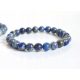  Naravna zapestnica LAPIS LAZULI Pyrite BALLS gladka krogla 8 mm