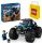 LEGO City 60402 Blue Monster Truck + LEGO papirnata darilna vrečka srednje velikosti M 41x34x12 cm