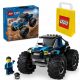 LEGO City 60402 Blue Monster Truck + LEGO papirnata darilna vrečka srednje velikosti M 41x34x12 cm