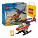  LEGO City 60411 Gasilski reševalni helikopter + LEGO 6315786 VP PAPIRNA VREČKA MAJHNA S 24X18X8