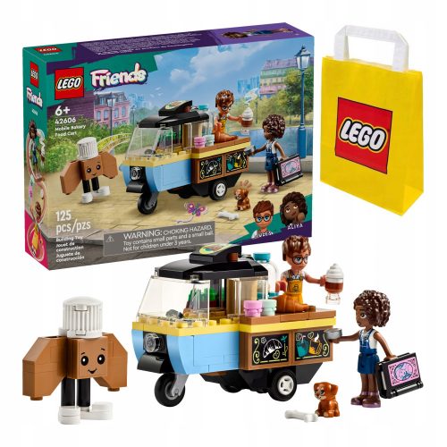  LEGO Friends 42606 mobilno stojalo za torte + LEGO 6315786 VP PAPIRNATA VREČKA MAJHNA S 24X18X8