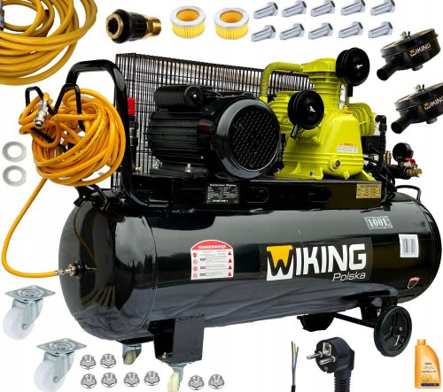  Oljni kompresor Wiking Polska W-0.36/10 100L 230V 100 l 10 bar