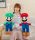  SET 2x MEGA VELIK SUPER MARIO LUIGI CUDDLE PLIŠAŠI MEDVEDEK PLIŠAŠI MEDVEDEK 60cm