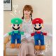  SET 2x MEGA VELIK SUPER MARIO LUIGI CUDDLE PLIŠAŠI MEDVEDEK PLIŠAŠI MEDVEDEK 60cm