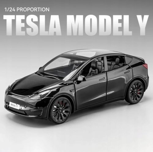  Tesla Model Y 1:24 LED lučka za odpiranje vrat, kovina