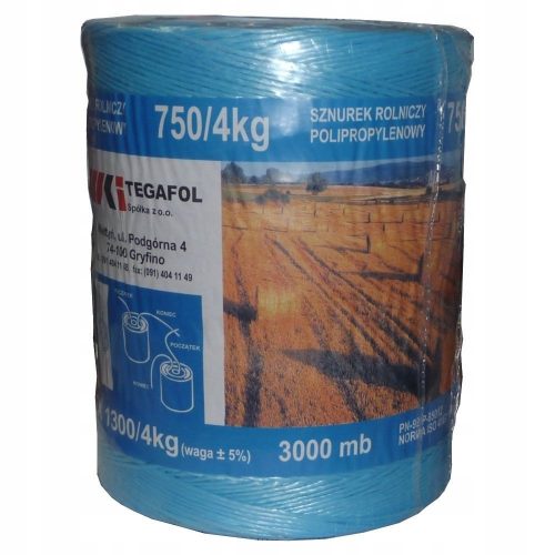 WKI TEX kmetijska vrvica 1300-750/4kg 3000m