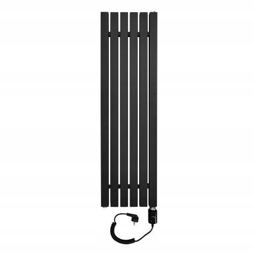 Električni kopalniški radiator Regnis 500 W 290 x 1000 mm črn