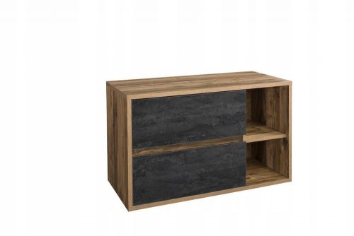  Comad Hampton Concrete 824 omara 100x60x46 cm rjavo-črna