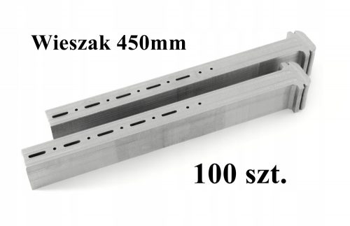 Sidrna obešala 450mm 45cm 1mm za mansarde Rigips profil ostalo 100 kom