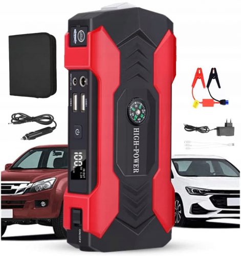  JUMP STARTER, BREZŽIČNI POLNILEC, PRENOSNI AVTO POLNILEC 800A 28000MAH