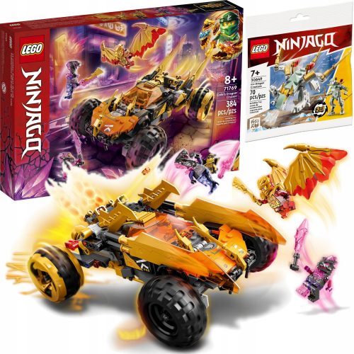  LEGO Ninjago Cole's Dragon Cruiser 71769 + LEGO Ninjago Ledeni zmaj 30649