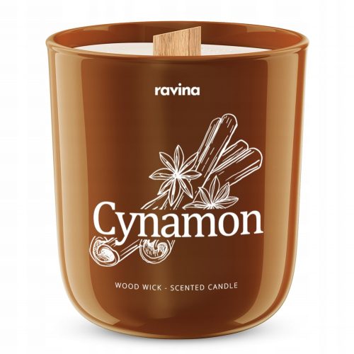 Tradicionalna sojina sveča Cinnamon Ravina 1 kos.