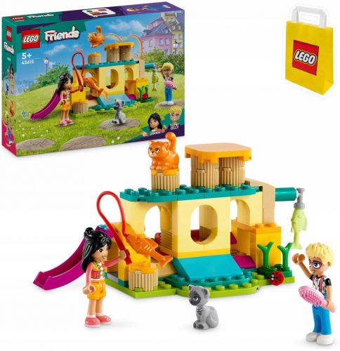  LEGO Friends 42612 Pustolovščine na mačjem igrišču + LEGO papirnata vrečka