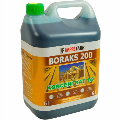  Barva za strukturni les boraks 200 zelena 5L