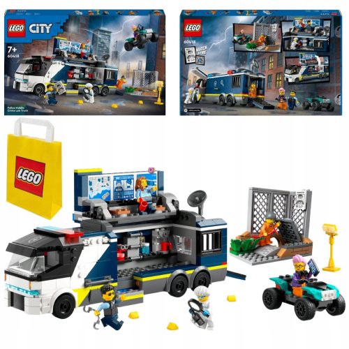  60418 POLICIJSKI MOBILNI KRIMINALNI LABORATORIJ TOVORNJAK + VP papirnata vrečka LEGO 6315794 velika