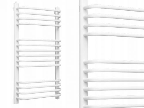  Dekorativni kopalniški radiator LECCO 710x650 422W lestev Bela