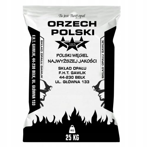 Poljski orehov premog 29 MJ - 25KG vreča