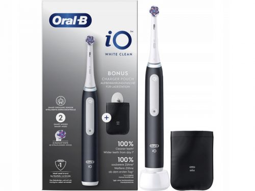  Oral-B iO White Clean magnetna zobna ščetka, črna