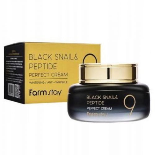  Farmstay Black Snail & Peptide9 dnevna in nočna krema za obraz proti staranju 55 ml