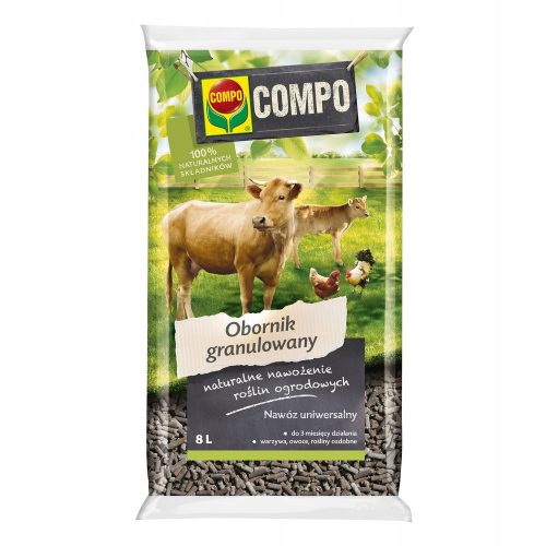  Organsko, naravno gnojilo Compo granule 5,2 kg 8 l