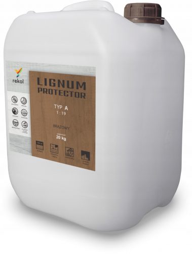  Lignum Protector TIP A 20kg 1:19 Nepralno RJAVA Impregnacija za les