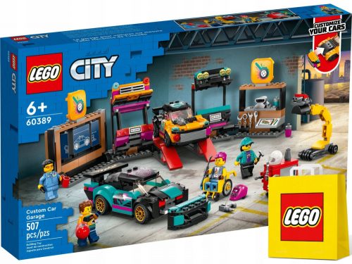  LEGO City 60389 Car Tuning Workshop + VP papirnata vrečka LEGO 6315794 velika