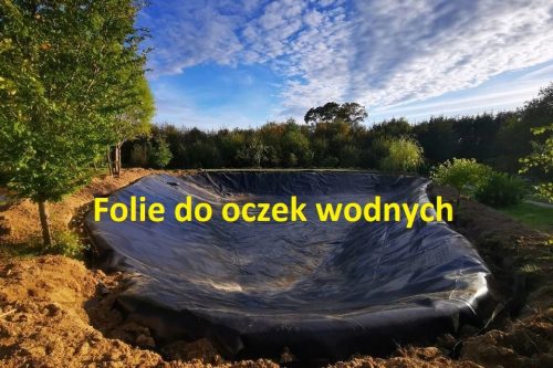  Folija za ribnike / Geomembrane, debeline 1,0 mm, črne barve