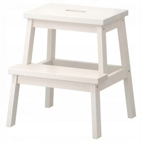 IKEA BEKVAM Stopničasti stolček Ikea, bel, 50 cm