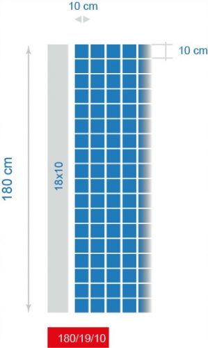 MREŽA ZA GOZDNO OGRAJO 180/19/10 L 25MB + sponke MREŽA KVADRATNA