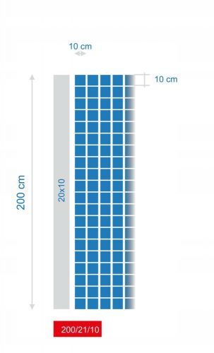 MREŽA ZA GOZDNO OGRAJO 200/21/10 L 25MB + sponke MREŽA KVADRATNA