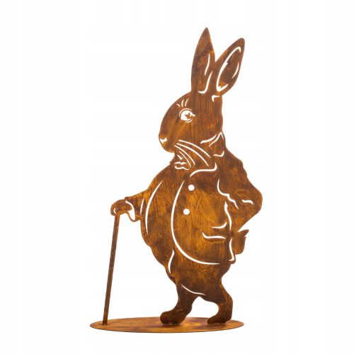 VELIKONOČNI ZAJEC VRTNA FIGURICA CORTEN HARE 45 CM VELIKA VELIKONOČNA