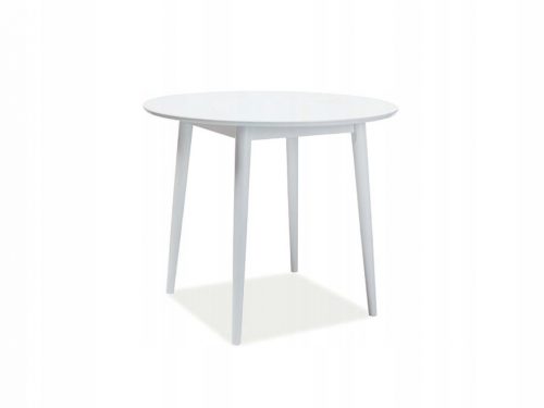  Okrogla miza Signal Larson 90 x 90 x 75 cm bela