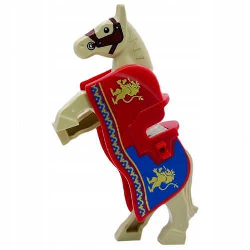  LEGO Horse of the Lion Crest with Armor Rug Blanket 10305 New Bright Horse of the Lion Crest