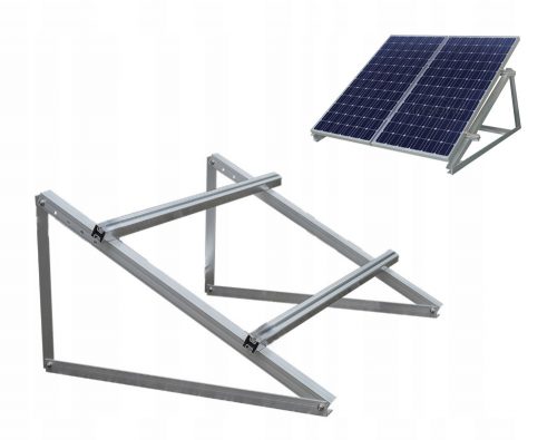  MONTAŽNI SISTEM ZA 2 PV MODULA VERTIKALNO NA 35-stopinjske TRIKOTNIKE.