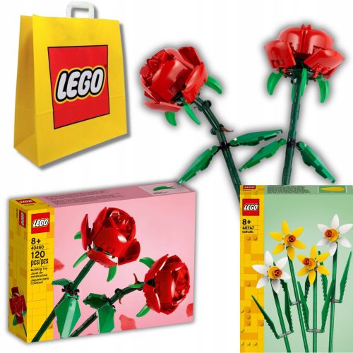  LEGO Classic 4046056 LEGO ICONS ROŽE ROŽE 40460 BLOCKS ROSE FLOWER RED VALENTINOVO DARILO + 2 druga izdelka