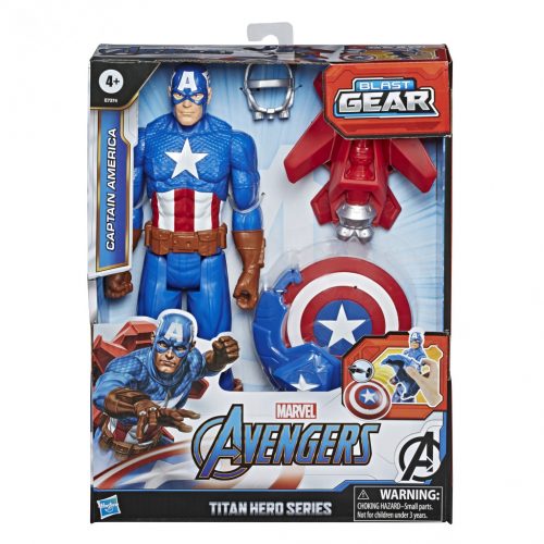  Figura Marvel Avengers Captain America Blast Gear