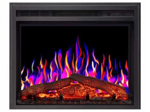 Vgradni kamin s funkcijo ogrevanja, električni ArtiFlame črn 1800 W 61,2 x 50 x 19 cm